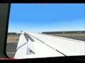 Emirates Airbus A380-800 landing Dubai Intl Wingview!! EK3802 JFK-DXB On August 1st, 2008 (A6-EDA).FS2004