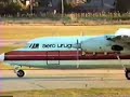 Aero Uruguay F27 CX-BPP taxi a plataforma en Aeroparque Aero Uruguay F27 CX-BPP taxi a plataforma en Aeroparque