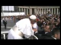 Papa Francisco na missa de Domingo de Ramos ...