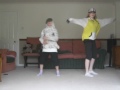 Jess and Grace Streetdancing to Church