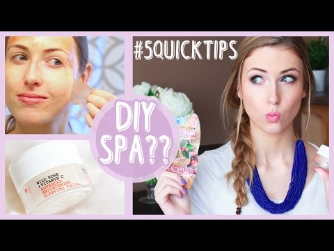 5 DIY Tips for Glowing Skin & At-Home Spa Day || #HOMEVACAY