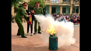 Tuyên truyền PCCC tại Trường Tiểu học Lý Thường Kiệt