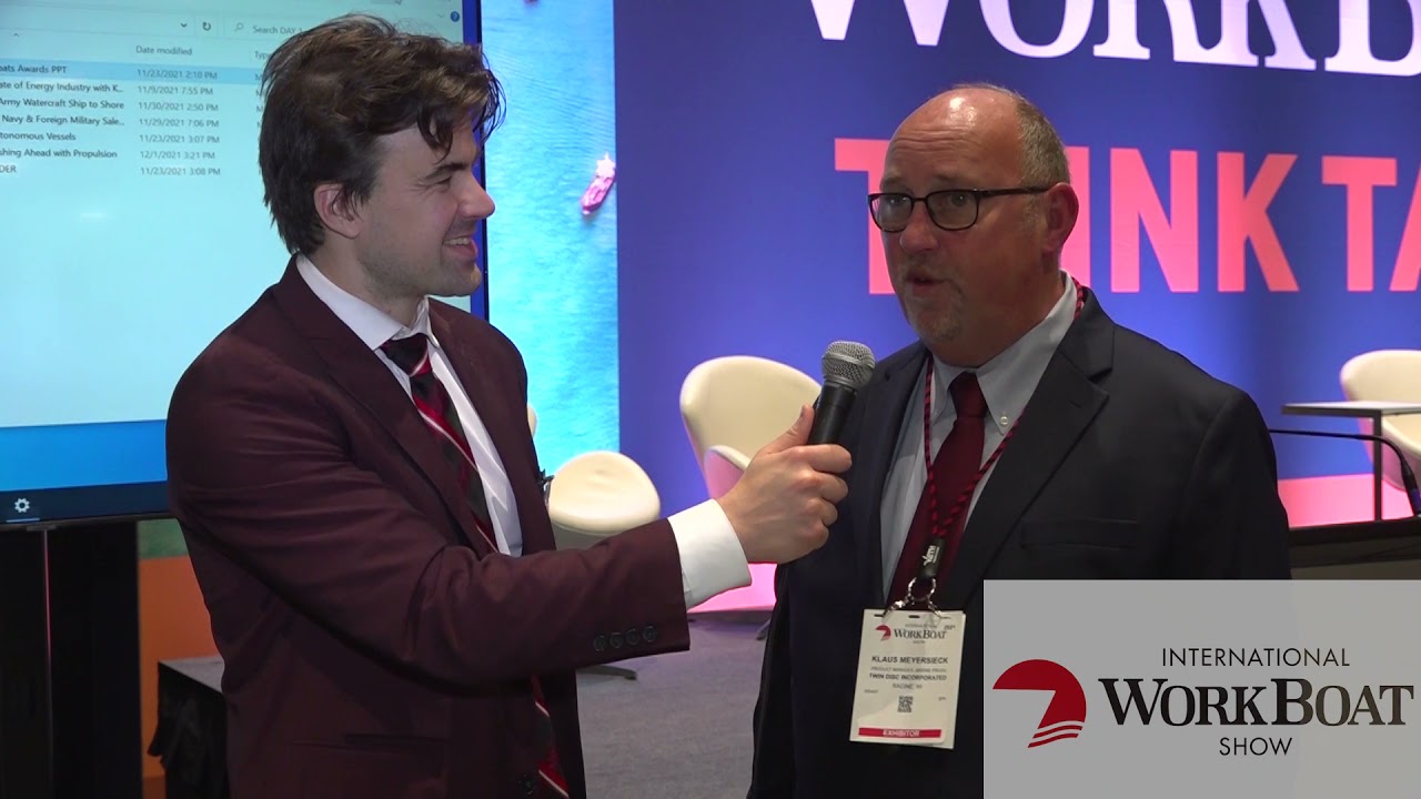 Insights from Workboat Show 2021 - Twin Disks Defines What it Means to Push Ahead with Propulsion
