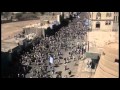 لحظة الإنفجار الذي استهدف مسيرة صعدة