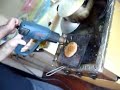 The engineer way: Cheeseburger with Bosch heat gun at 600 ºC The engineer way: Cheeseburger with Bosch heat gun at 600 ºC