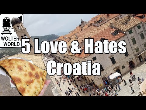 Croatia - http://www.woltersworld.com The Best & Worst of Croatia. Visiting Croatia? Here are the five things that tourists will love and hate about visiting Croatia. ...