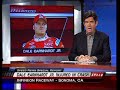 Dale Earnhardt Jr ALMS Corvette Crash and Fire Infineon