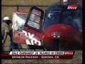 Dale Earnhardt Jr ALMS Corvette Crash and Fire Infineon