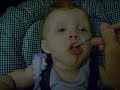 Caledonia is a silly girl eating!