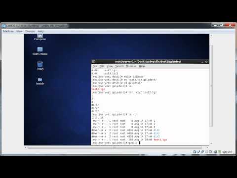how to zip a tar file in linux