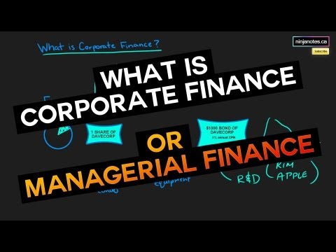 how to corporate finance