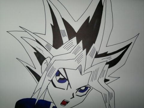 how to draw yugi