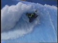 what a nightmare!!! so there i was, on an epic trip to norway with all my bodyboarding hero's, so i decided to show off and go for a major off the lip to get the shot, and i got stuck in the lip of the flow and got smashed. busted!! two hours away at the hospital, the doctors had to cut off my new custom rip curl wetsuit!!! what a bummer. i was out for a few months but i came back the following year to win the us tour!!! awesome!!!