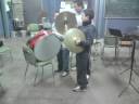 Previo al ensayo de la Banda de Cantillana