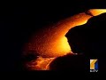 Kilauea Lava Reaches Ocean Coastline Kilauea Lava Reaches Ocean Coastline