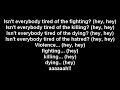 Anti-Flag - 911 for Peace Lyrics