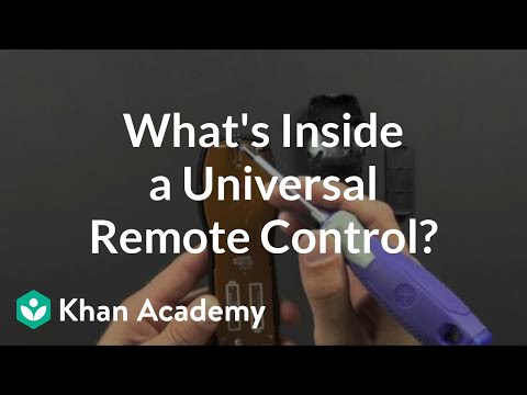 What is inside a universal remote control?
