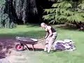 Gartenunfall