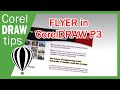 Part 3 flyer tutorial in CorelDraw X3