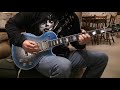 Ace Frehley tribute Shock Me Blue Burst Silver Sparkle Les Paul Custom demo 2