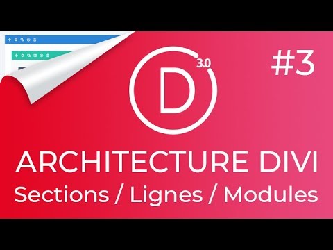 #DIVI 3: Les bases du DIVI BUILDER : Sections+Lignes+Modules (+Astuces utiles pour mieux l'utiliser)
