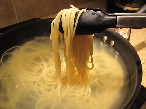 how to drain pasta