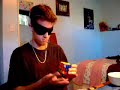 Craig Bouchard 3x3x3 Blindfold Solving Rubik's Cube