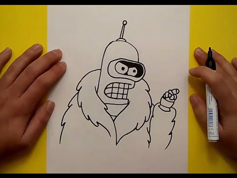how to draw bender