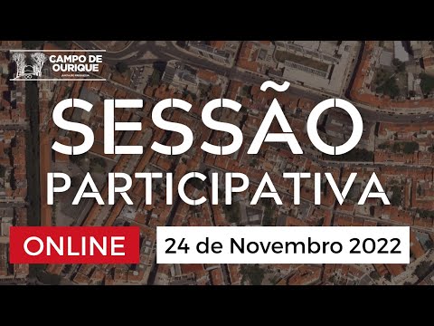 Sessão Participativa Online - Novembro 2022