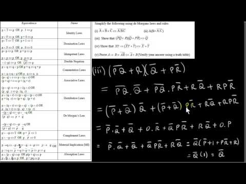 how to prove logical equivalence
