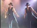 scott brothers doing pop lock'in dance routine in las vegas niteclub. video by brian matthewson