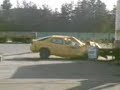 air bag test for a car