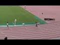 義足 走る 2012.5 Japan National W T42/44/46 100m 中西麻耶