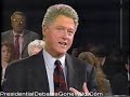 1992 Presidential Debate Bill Clinton George Bush Sr