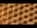 videos de Small Brown Tone Tumbling Block Lazy Susan