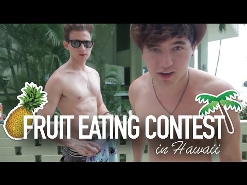 Fruit Eating Contest in Hawaii