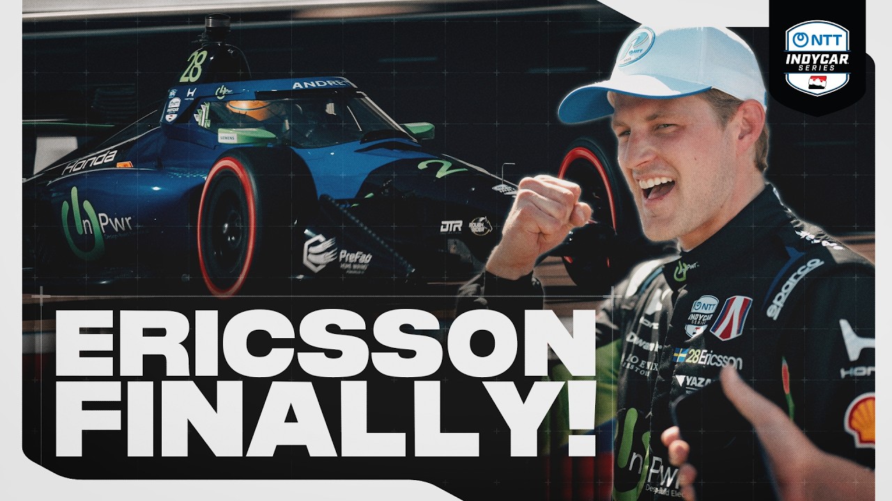 FINALLY! Marcus Ericsson Scores First Pole | 2026 INDYCAR at Arlington