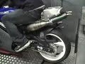 Suzuki RGV 500 on rolling road warm up 120bhp Suzuki RGV 500 on rolling road warm up 120bhp