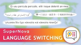 "Automatic Language Switching" with SuperNova Speech, and Magnifier & ScreenReader