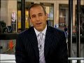 Matt Lauer Looks goofy as there are Technical Difficulities