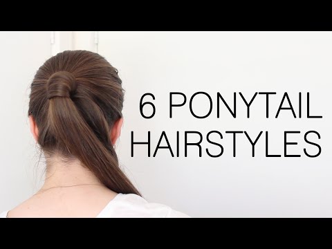 how to easy ponytail hairstyles