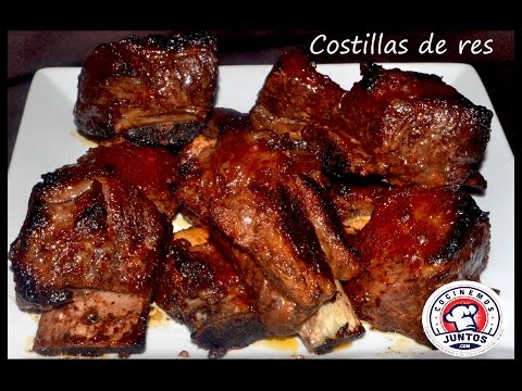 Res - Costillas de res al horno en http://www.cocinemosjuntos.com.
