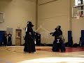 2007 1st baltimore-annapolis kendo tournamenr sandan (3rd dan) and above division semifinal: bruce (ken wa kan kendo dojo) vs. eric (ken wa kan kendo dojo)
