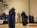 2007 1st baltimore-annapolis kendo tournamenr sandan (3rd dan) and above division semifinal: bruce (ken wa kan kendo dojo) vs. eric (ken wa kan kendo dojo)