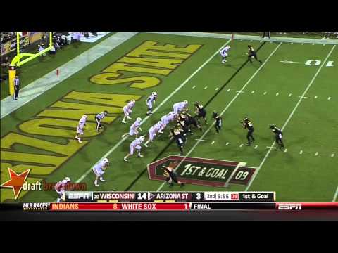 #44 Chris Borland, ILB, Wisconsin vs Arizona St '13