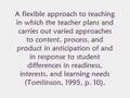 Differentiated Instruction