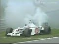 Rubens deixa schumacher ganhar a corrida na reta final
