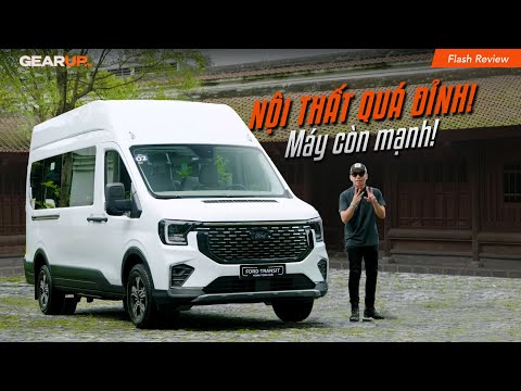 FORD TRANSIT 2024: chiếc xe thương mại có nội thất khiến nhiều xe con 'ghen tị' | GearUp