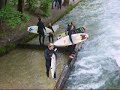 Big Wave Surfing in Munich, Eisbach