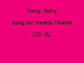 Sorry - Keshia Chanté Sorry - Keshia Chanté